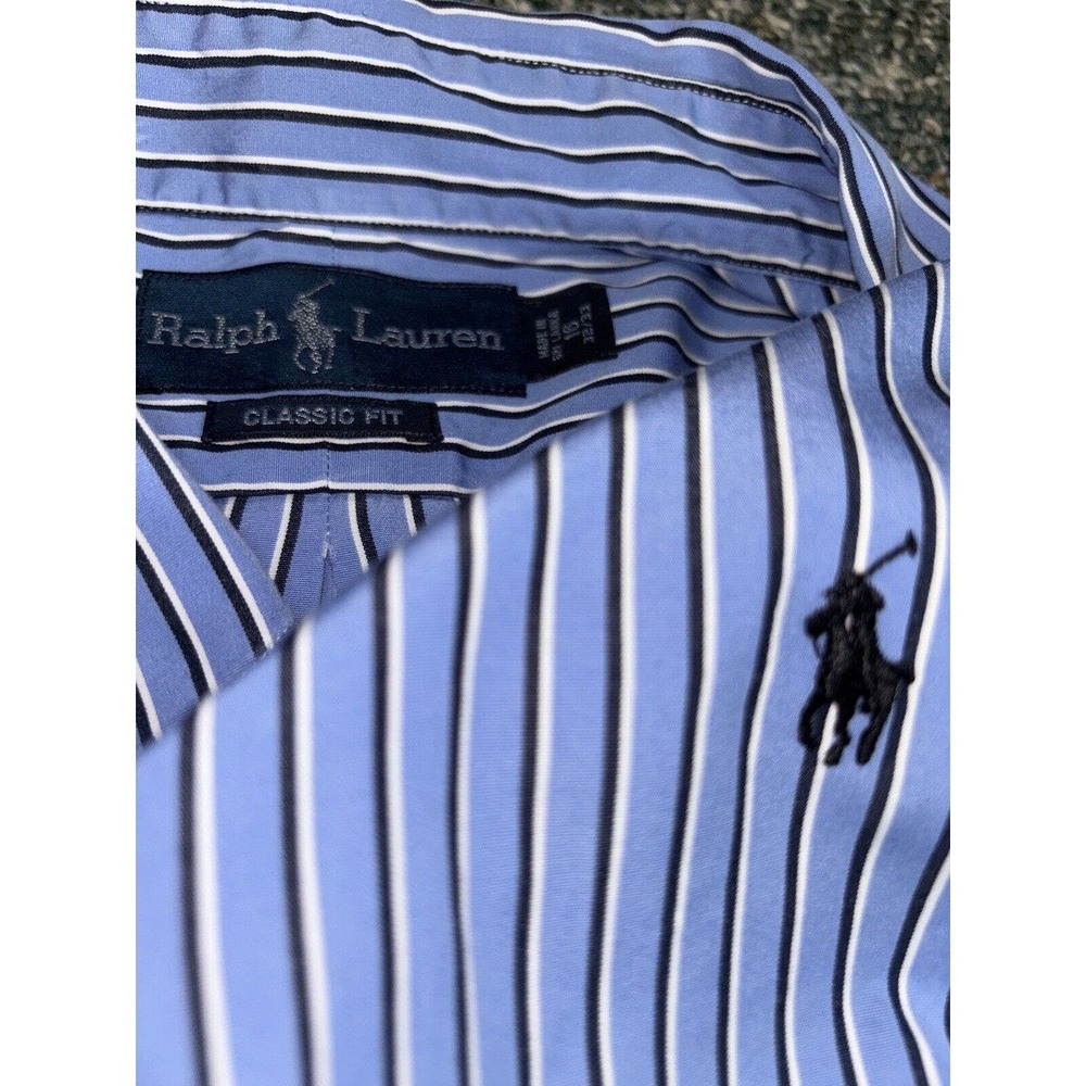 Ralph Lauren Polo Men's‎ Long Sleeve Button Down Classic Fit Shirt Size 16 32/33